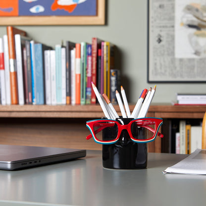 Nosy Buddy Pencil Holder and Glasses Holder