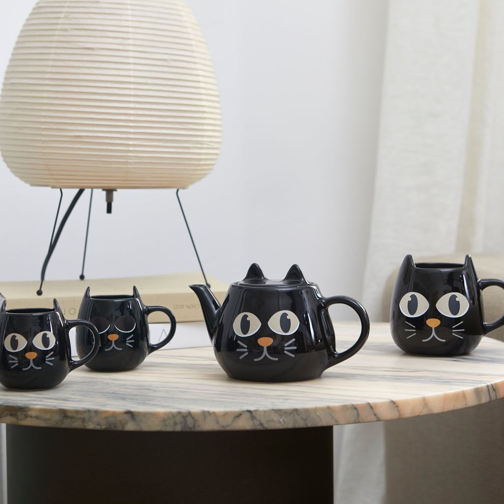 Wake Cat Tea Pot