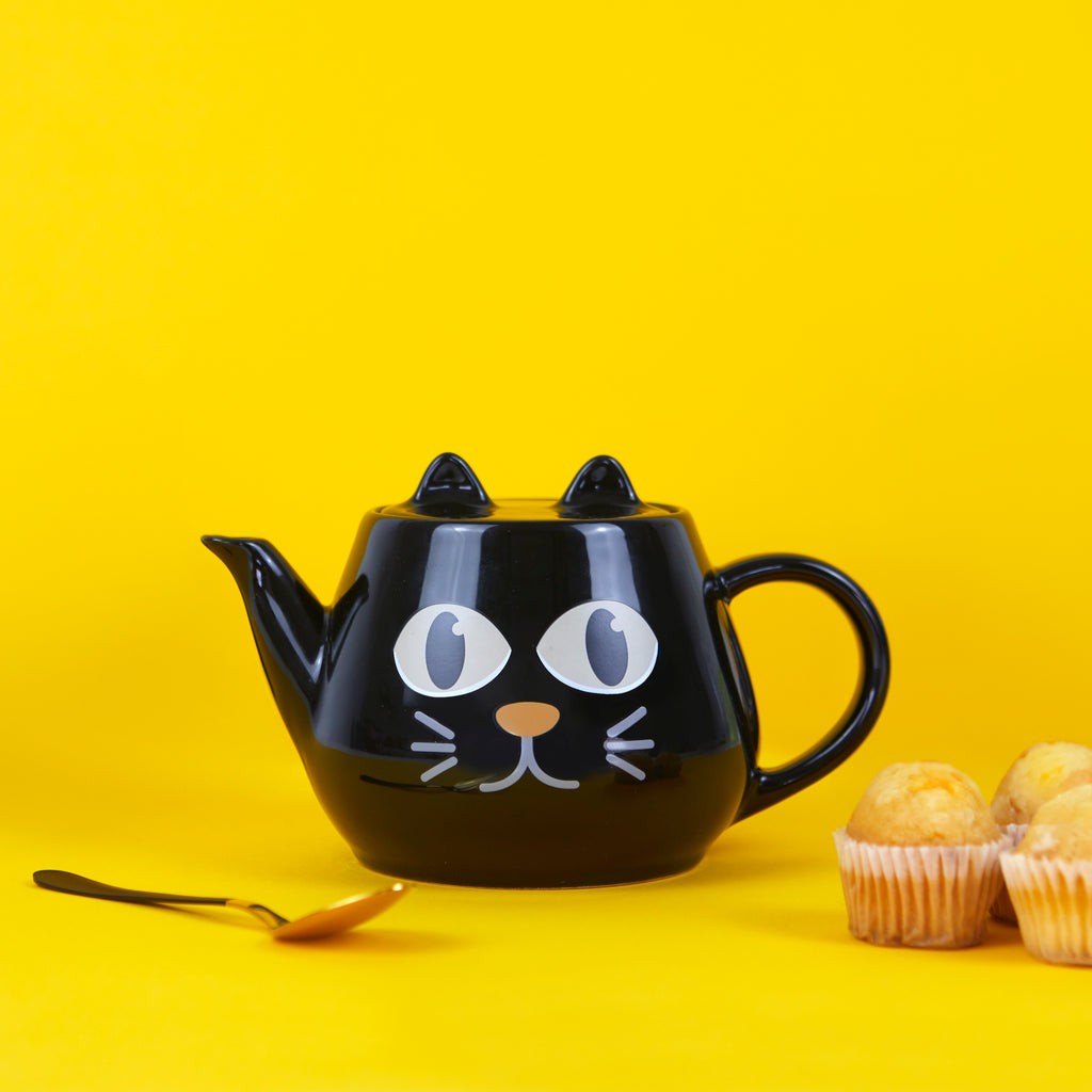 Wake Cat Tea Pot