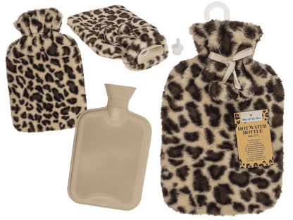 Bouillotte avec housse en Peluche Léopard – vue 2