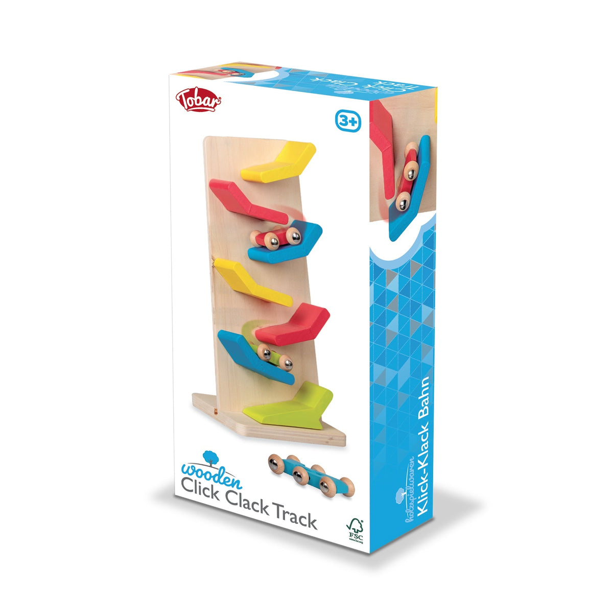 PISTE CLIC CLAC POUR VOITURES EN BOIS