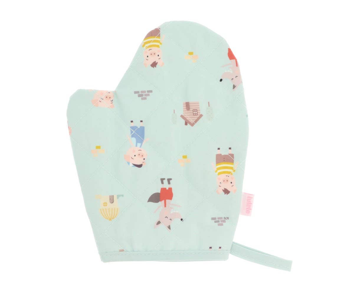 The Three Little Pigs Apron and Potholder Set