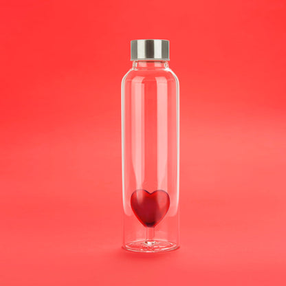 Bouteille réutilisable d'amour