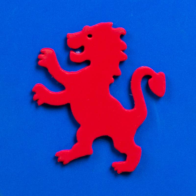 Softik Blue Foam Shield with Lion