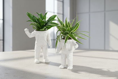 Astronaut bloempot
