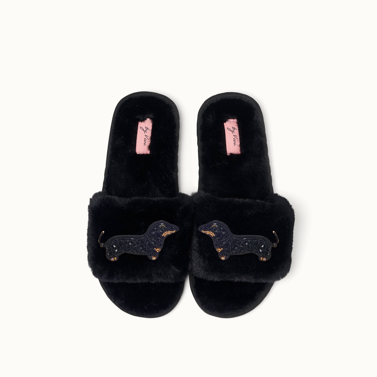 Paire de Broches pour Chaussons - Teckel