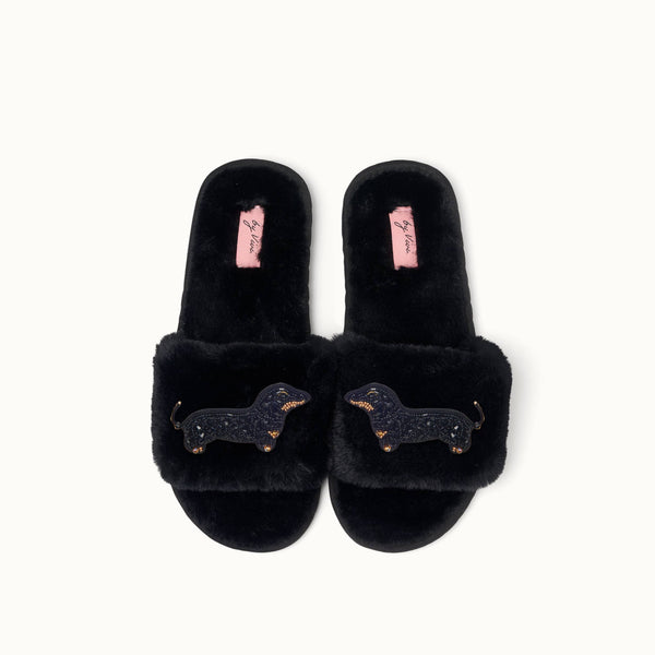Paire de broches pour Chaussons - Teckel