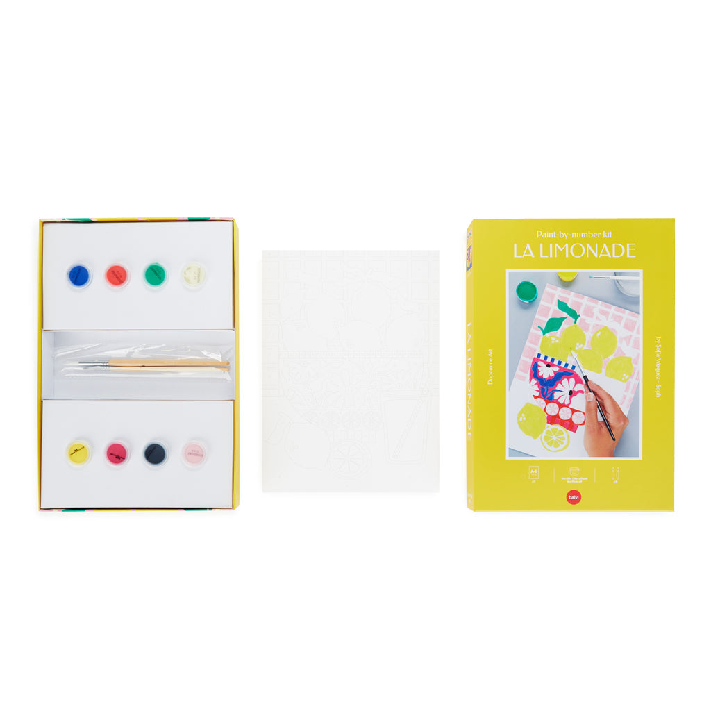 La Limonade Paint-by-numbers kit