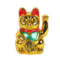 Chat Chanceux Doré Brillant - Maneki Neko