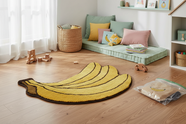 Tapis Régime de Bananes Bitten – Décoration original
