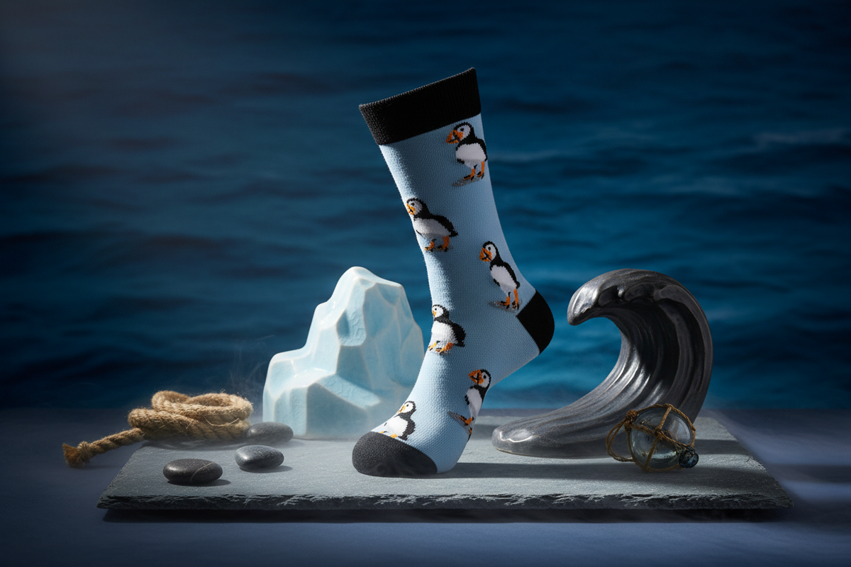 Chaussettes Macareux