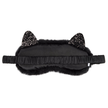 Peluche chat Masque de sommeil – chat noir