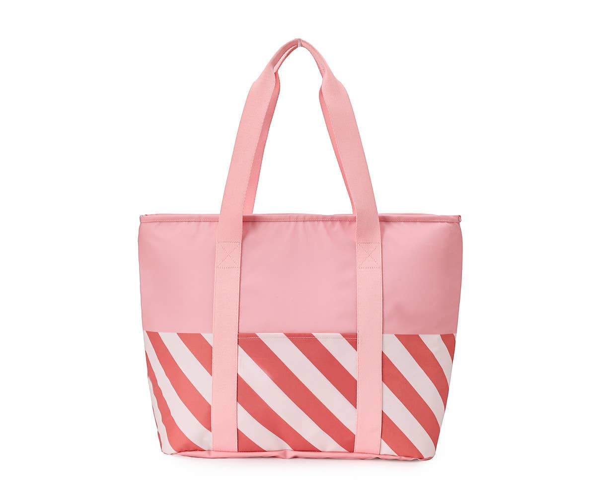Sac cabas isotherme Rayures Bloom & Blush