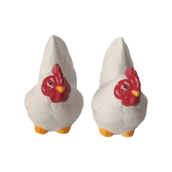 Salière et poivrière Coqs