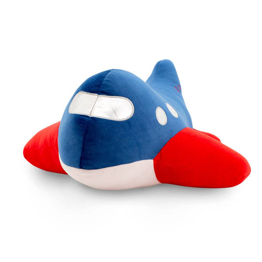 Coussin peluche avion 40 cm