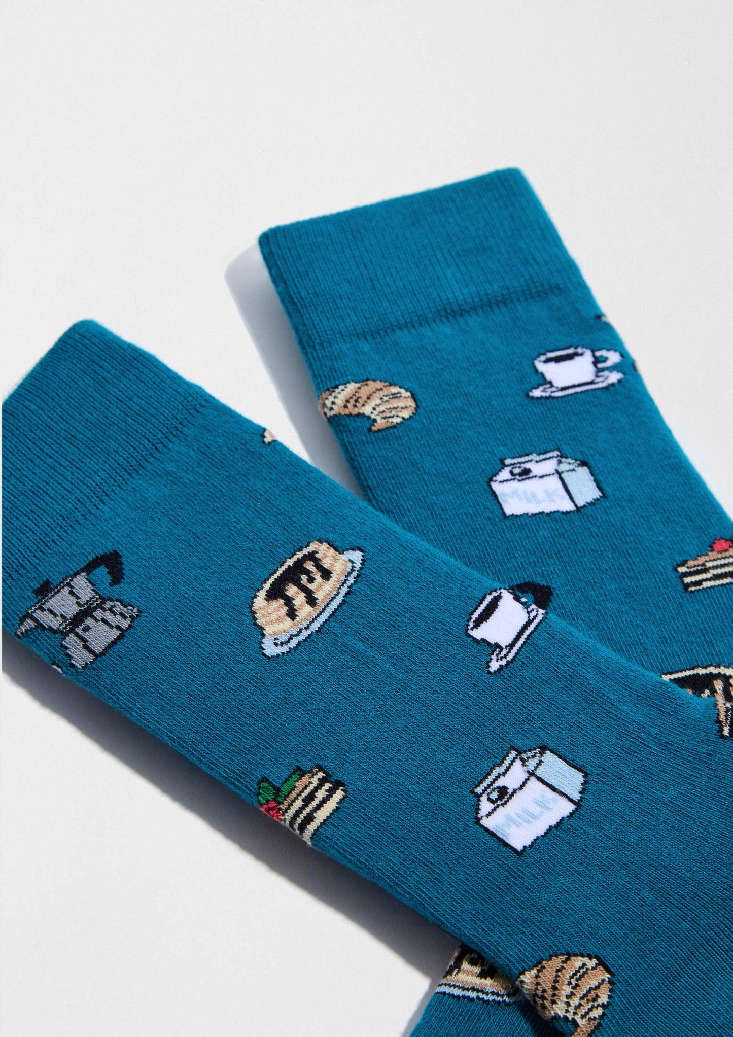 BeSweetBreakfast Green - Chaussettes en coton biologique 100%