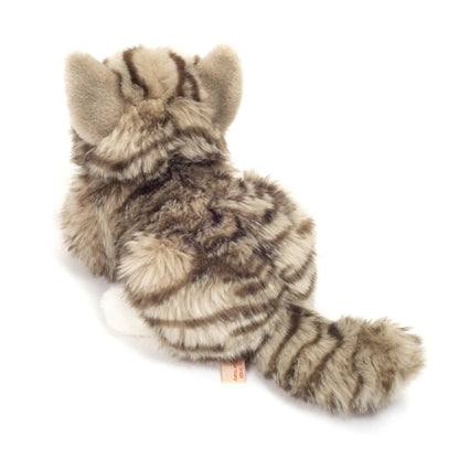 Grey Sleeping Cat Plush Toy