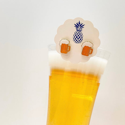 Pint of Beer Earrings