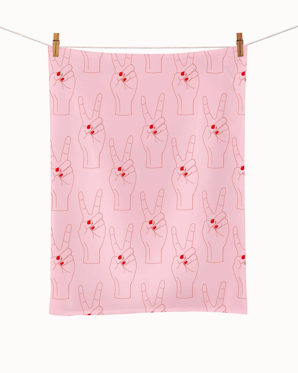 Organic kitchen towel - Peace