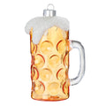 Glazen kerstornament bierpul, 10,3 cm