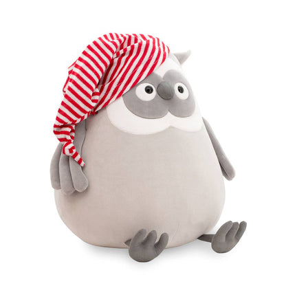 Owl plush toy with nightcap - 20cm - 0+