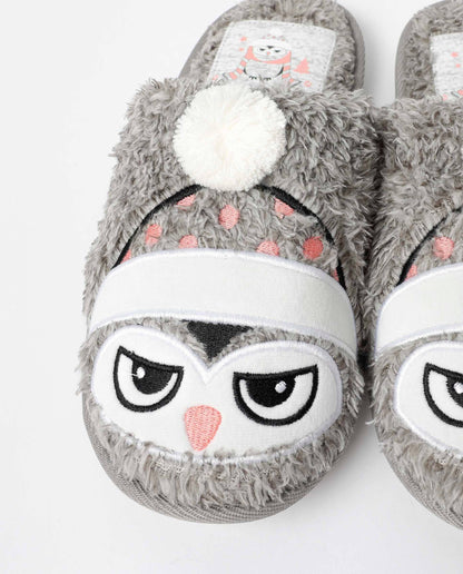 Chaussons Femme - Chouette "Winter Owl"