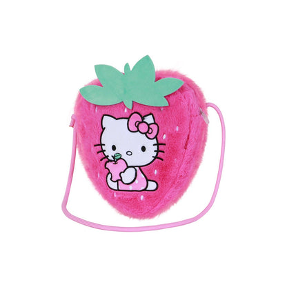 Hello Kitty Plush Shoulder Bag - Strawberry