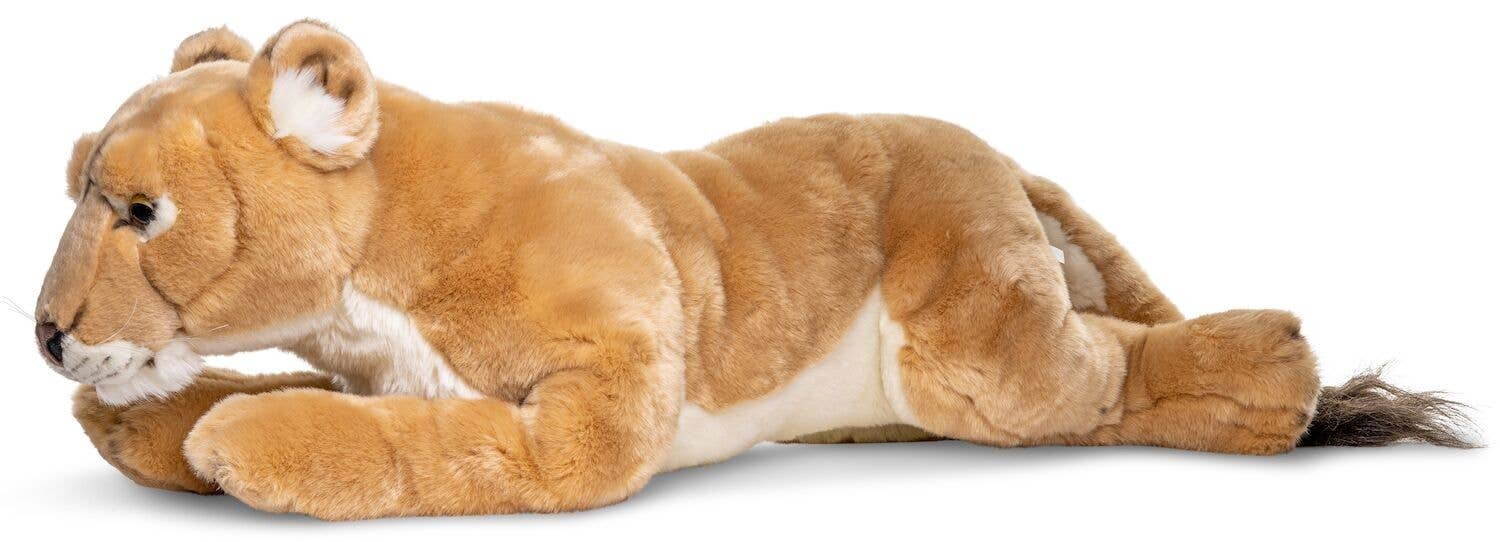 Peluche lionne couchée Uni Toys