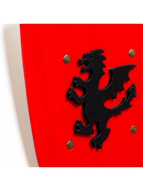 Bouclier Kamelot Rouge avec Dragon S