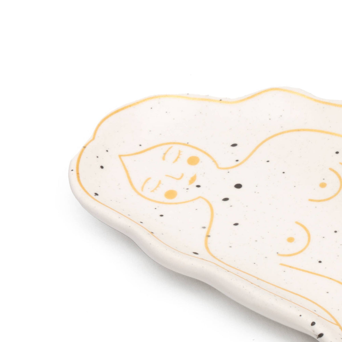 Hand-Painted White Breast Perfume Burner
