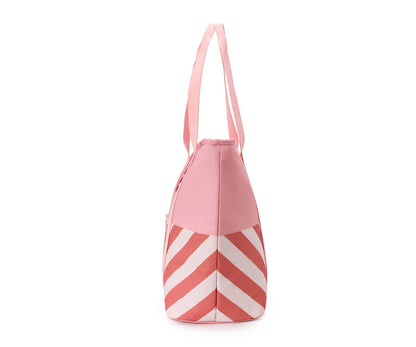 Sac cabas isotherme Rayures Bloom & Blush