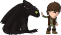 Figurine Meeting Toothless