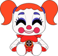 Peluche d'épaule Circus Baby – 15,2 cm