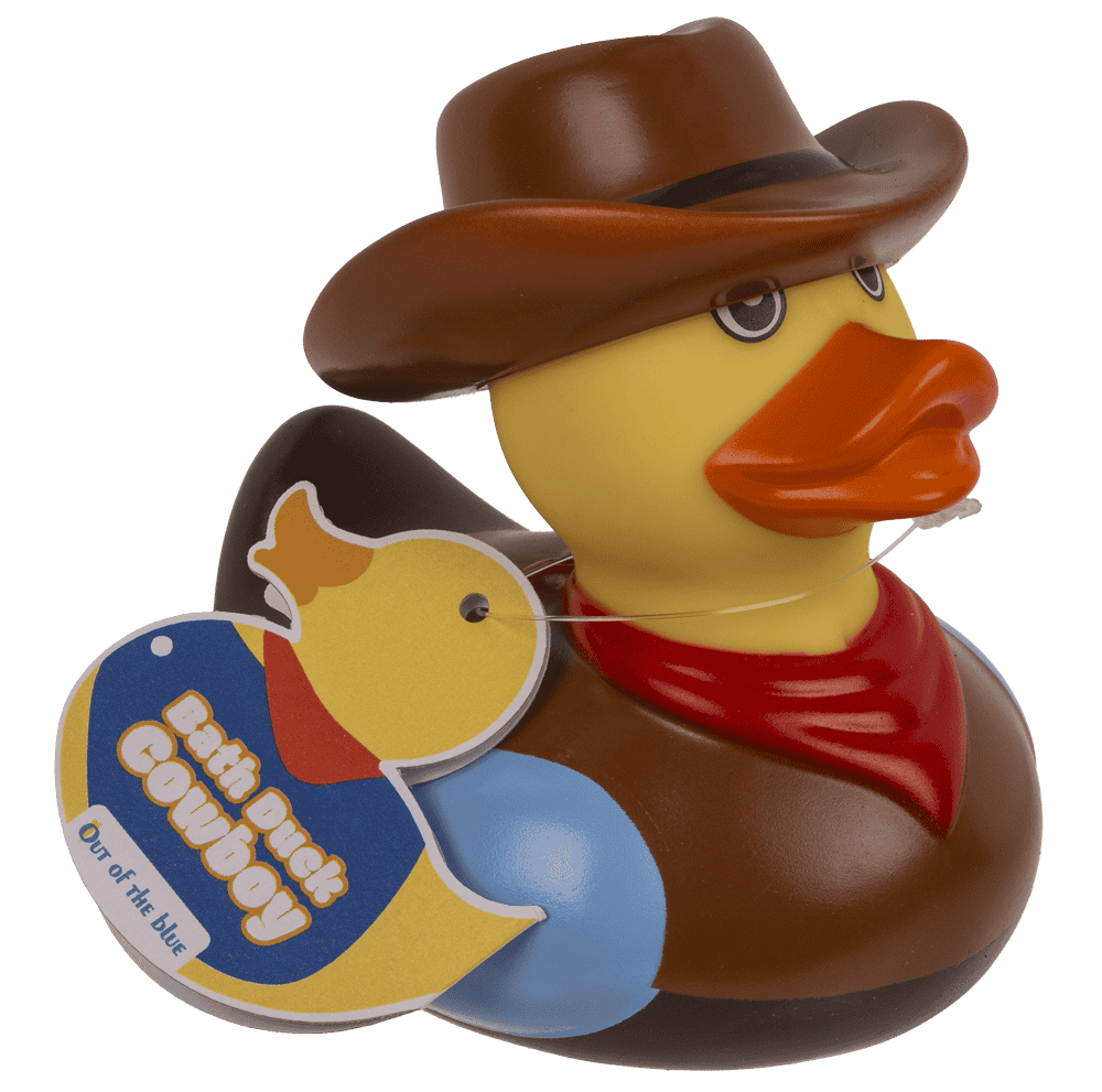 Canard de bain Cowboy