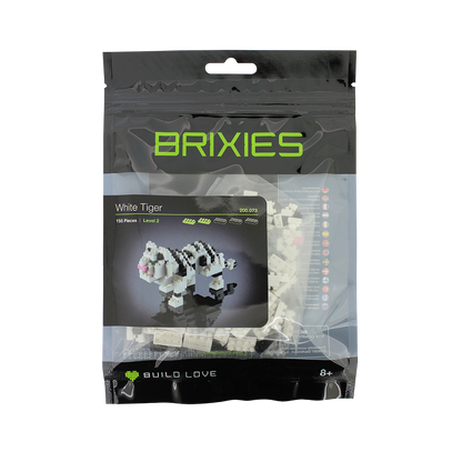 BRIXIES Weißer Tiger