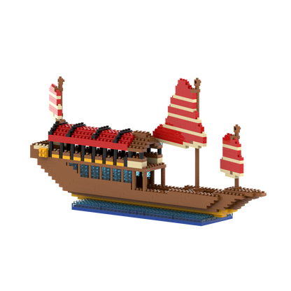BRIXIES Großes Drachenboot