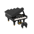 BRIXIES Piano (Grand) Black