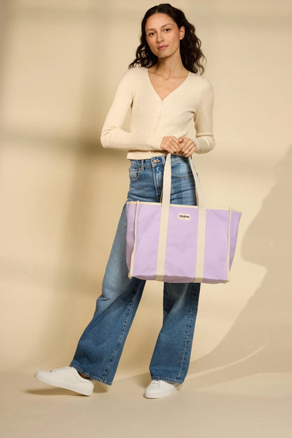 Sac cabas Oscar Lilas