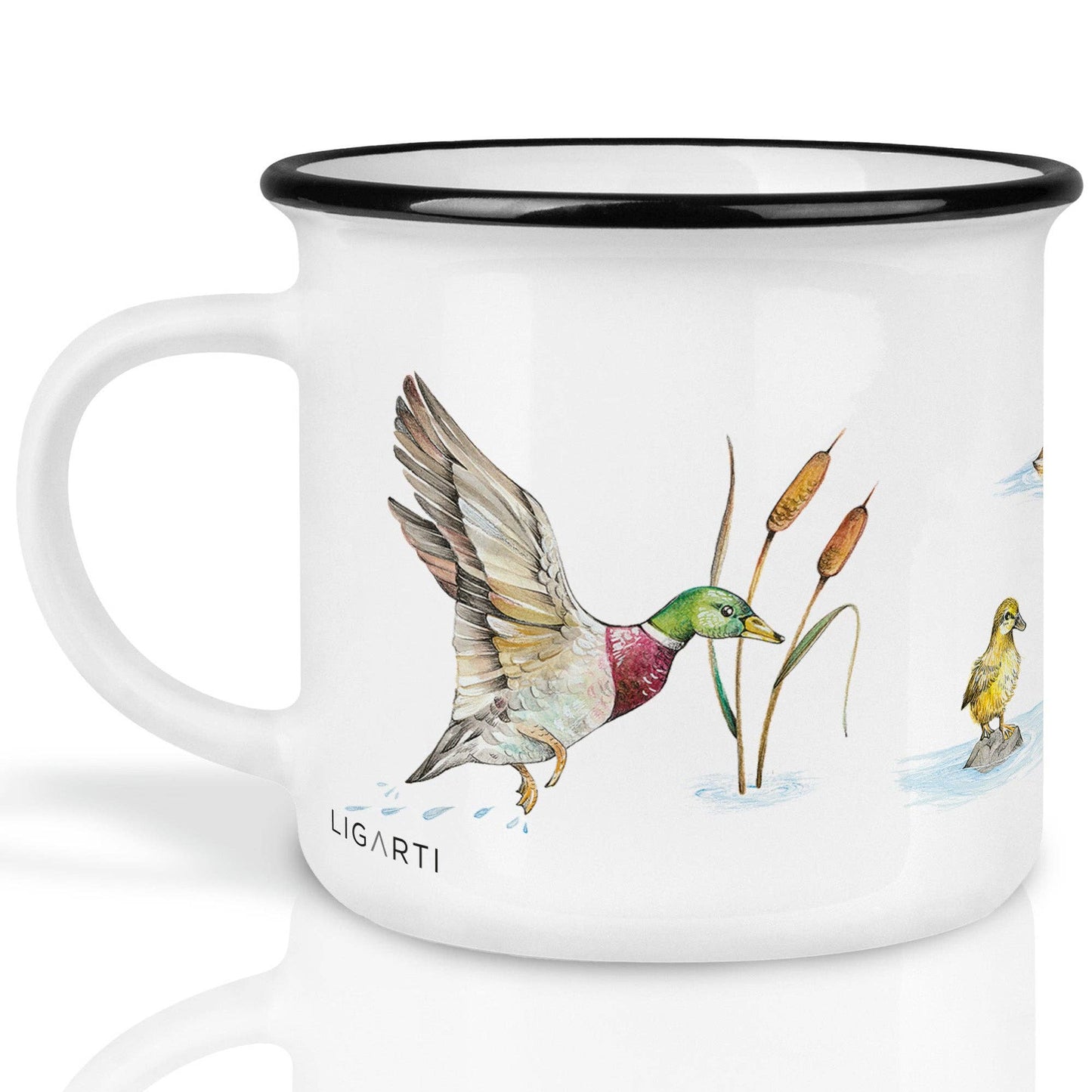 Ceramic mug - Duck pond