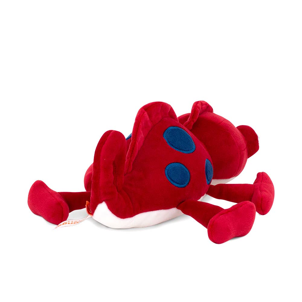 Peluche Caméléon Rouge 30 cm