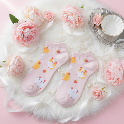 Strawberry Guinea Pig Socks