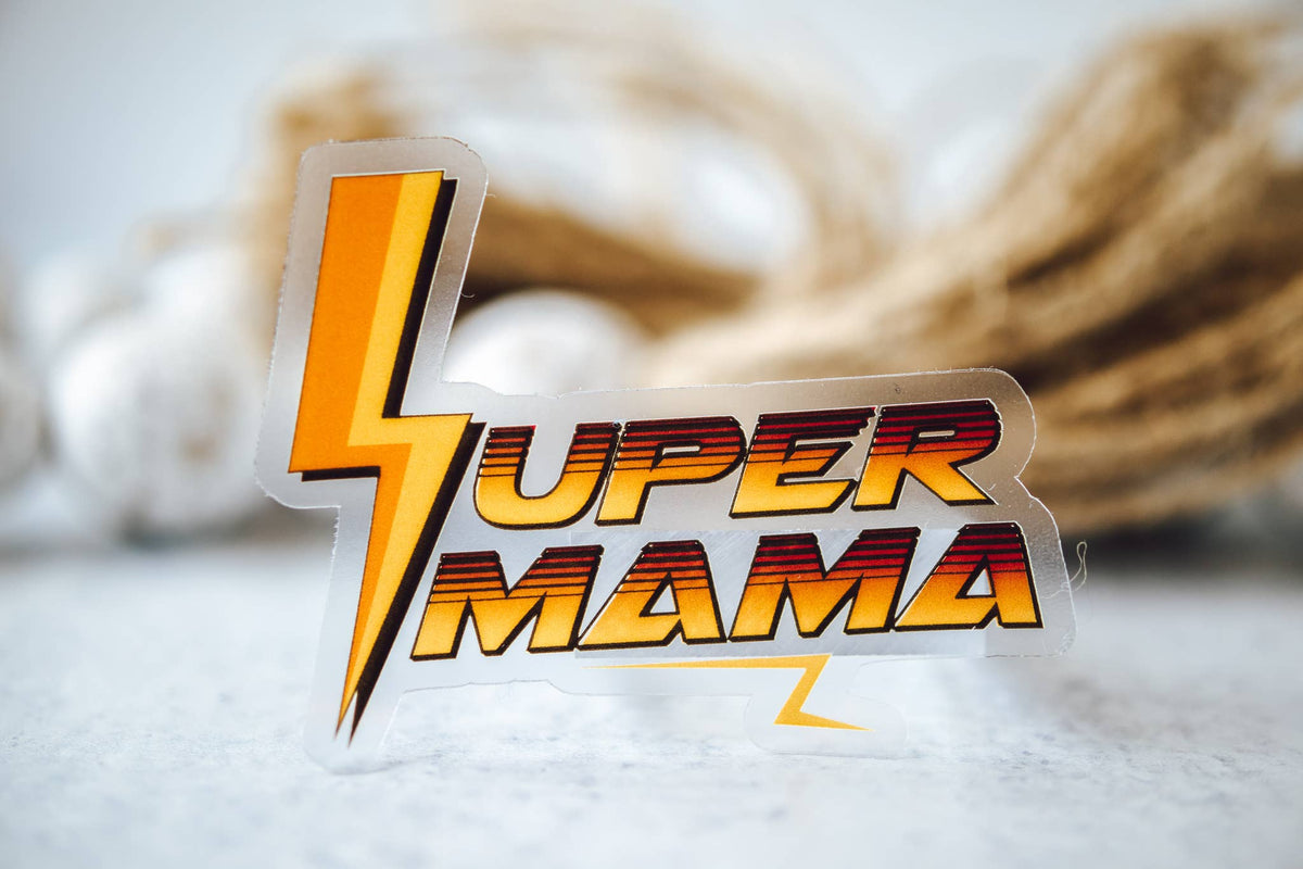 Autocollant Super Mama