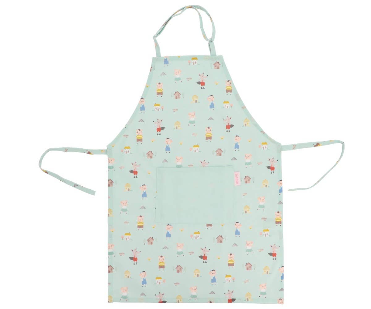 The Three Little Pigs Apron and Potholder Set