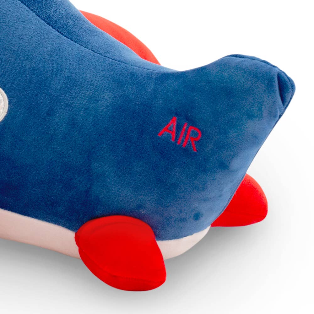 Airplane plush cushion 40 cm