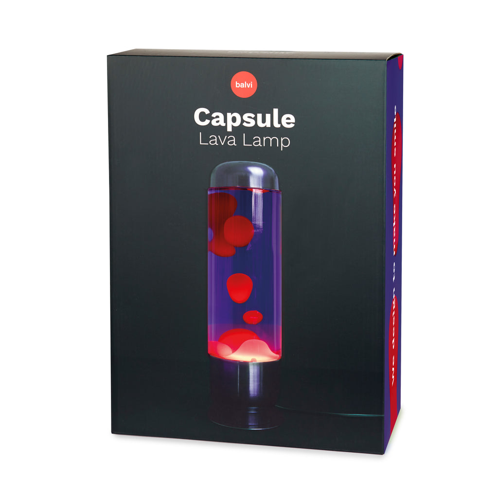 Lava Lamp Capsule - Purple/Red
