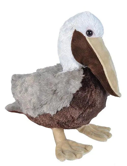 Peluche Pélican brun - 30 cm