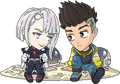 Figurine Lucy et David