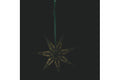 XMAS STAR LED VELVET GREEN - 2188227