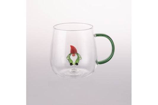 XMAS MUG BOROSILICATE GNOME 3D MUG 450ML - 2188289