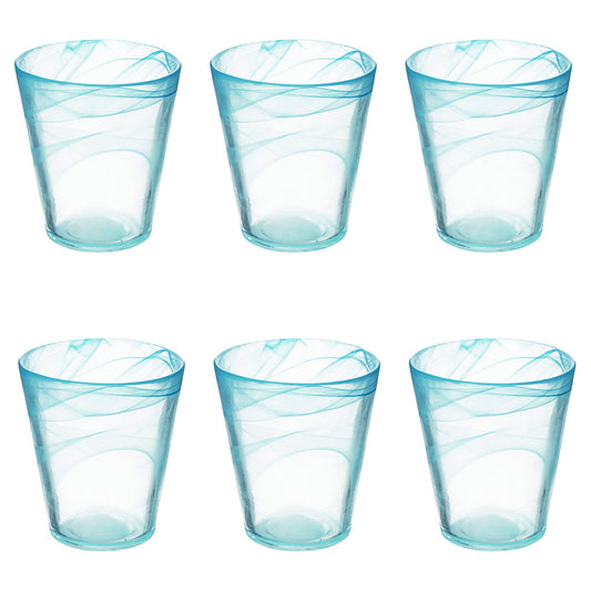 ALABASTRO CONICAL WATER GLASS 250ML LIGHT BLUE - 2188600